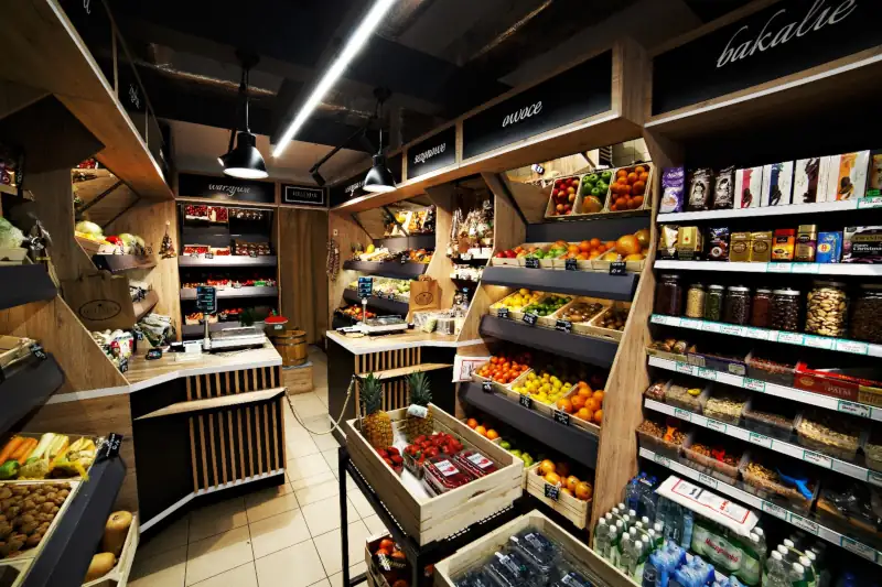 Oświetlenie sklepu spożywczego