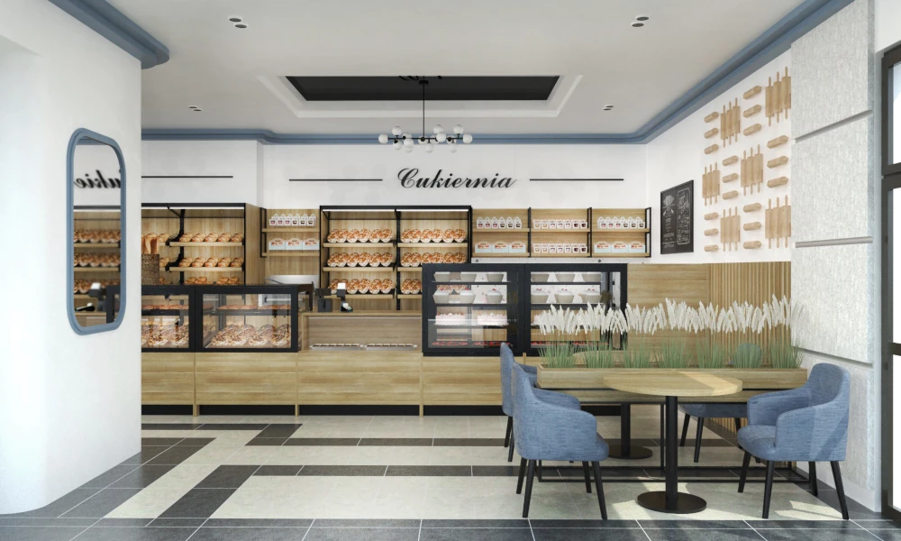 Piekarnia cukiernia Sokołowice w Oleśnicy - wizualizacja