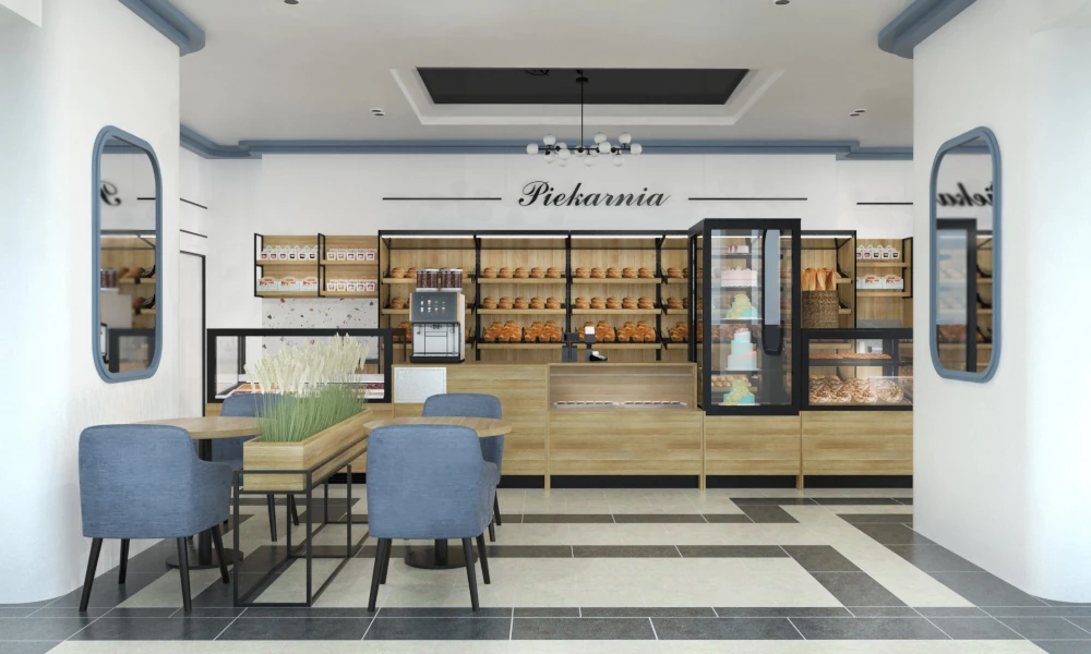Piekarnia cukiernia Sokołowice w Oleśnicy - wizualizacja