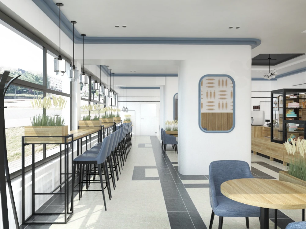 Piekarnia cukiernia Sokołowice w Oleśnicy - wizualizacja